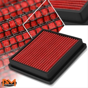 For 96-00 Honda Civic/97-01 CR-V Reusable Multilayer High Flow Air Filter Red - Picture 1 of 6