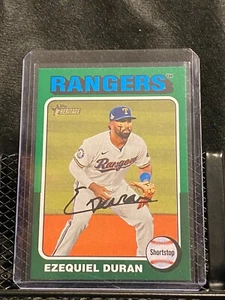 Ezequiel Duran 2024 Topps Heritage High # Green Border #588 Rangers - Bild 1 von 2