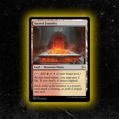 Sacred Foundry - Custom Magic: The Gathering Card - High-Quality - Image 1 of 4