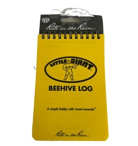 Diario de seguimiento de apicultor de troncos de colmena gigante pequeño papel repelente al agua - Imagen 1 de 2