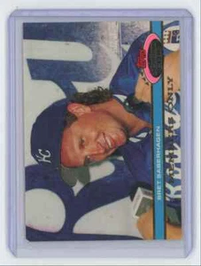 1991 STADIUM CLUB BRET SABERHAGEN KANSAS CITY ROYALS - Picture 1 of 2