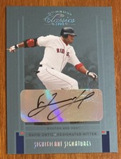 David ORTIZ 2005 Donruss Classics Significant Signatures Platinum AUTO #34 1/1