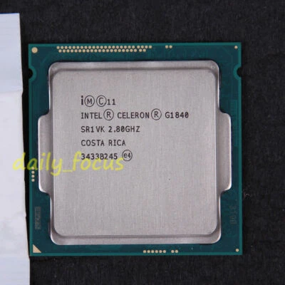 For Intel Celeron G1840 2.8GHz CM8064601483439 Dual-Core LGA 1150 Desktop CPU - Image 1 of 2