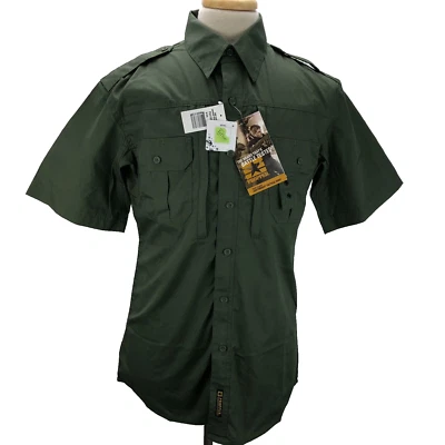 Propper S Solid Green NWT  Short Sleeve Zipper Lightweight Tactical  Men's Shirt - Image 1 of 4