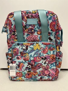 VERA BRADLEY NWT Disney Cooler Backpack - Mickey's Colorful Garden NEW WITH TAGS - Picture 1 of 6
