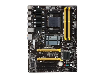 BIOSTAR TA970 AM3+ AMD 970 DDR3 ATX Motherboard Tested - Image 1 of 3