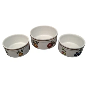 Alfred Meakin Evesham Gold 3 x Soufflé Geschirr 14 cm & 11,5 cm breit siehe Kommentare - Bild 1 von 24