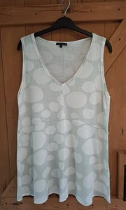 OSKA, cotton and hemp, sleeveless vest top. Size 2. - Picture 1 of 8