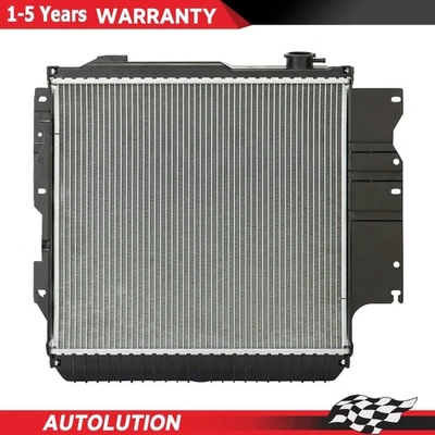 Radiator For 1987-2006 Jeep Wrangler YJ TJ 2.4L 2.5L 4.0L 4.2L CC2101 CU1682 - Imagem 1 de 4