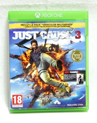 JUST CAUSE 3 JEU CONSOLE MICROSOFT XBOX ONE SQUARE ENIX AVEC NOTICE PAL FRA - Photo 1/3