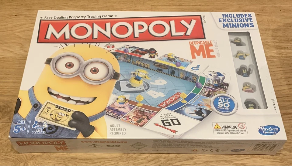 Hasbro Despicable Me Monopoly Minions Board Game, NEW IN WRAPPING, SEALED - Image 1 of 4