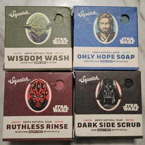 Soap Bars Set Dr. Squatch STAR WARS Limited Edition 4 Specifically Crafted - Picture 1 of 2