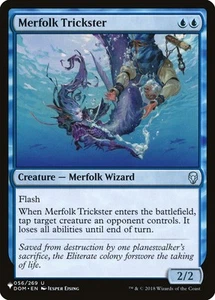 MTG Magic the Gathering Merfolk Trickster (DOM-56/3034) The List LP - Picture 1 of 1
