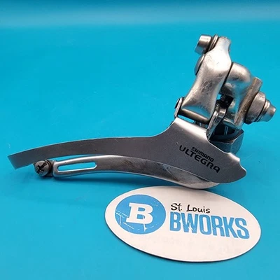 Shimano Ultegra FD-6500 Double Front Derailleur 9 Speed Braze on Bottom Pull i22 - Image 1 of 4