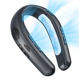 Neck Air Conditioner, Portable Cooling Neck Fan Blow Cold Air, 4000mAh Rechar... - Picture 1 of 7