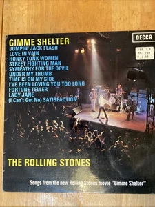 Rolling Stones Gimme Shelter 1970’s Decca Records Vinyl LP UK/German Impor - Picture 1 of 22
