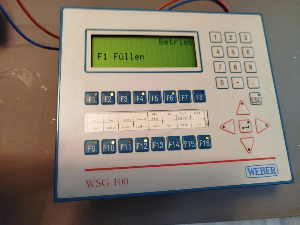 WEBER WSG 100 4D1042.00-K02 Panel Rev. C0 - Bild 1 von 1