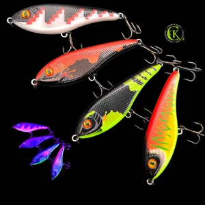 4x9,5cm Jerkbait UV Glider Jerk Hardbait Wobbler Hardbait BigBait Kunstköder NEW - Bild 1 von 1