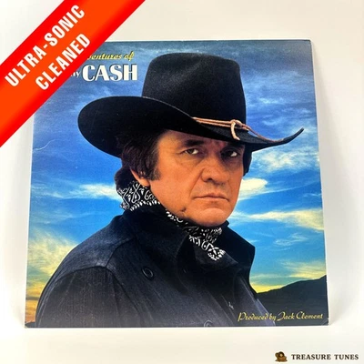 Johnny Cash - The Adventures Of Johnny Cash Vinyl LP (FC 38094) - Image 1 of 4