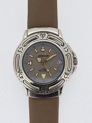 Винтажные/ретро кварцевые дайверские часы Ellesse 200 м швейцарский кожаный ремешок - Изображение 1 из 4