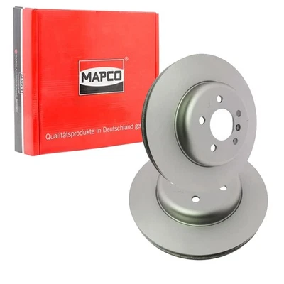 2X MAPCO DISCHI FRENANTI 348MM VENTILATI ANTERIORI Adatti Per BMW 5 | 15004C - Immagine 1 di 4