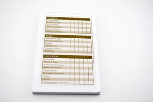 Clue Harry Potter game replacement part pieces - notepad - Picture 1 of 2
