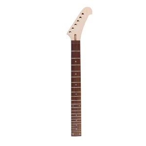 Mástil de guitarra de arce 24 trastes para diapasón de palisandro de 25,5 pulgadas tuerca de bloqueo - Imagen 1 de 6