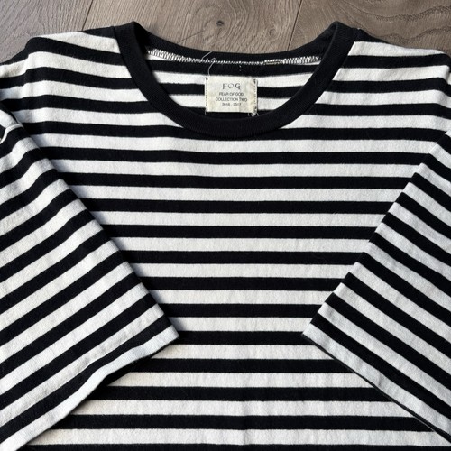 T shirt a righe Fear Of God collezione due boxy
