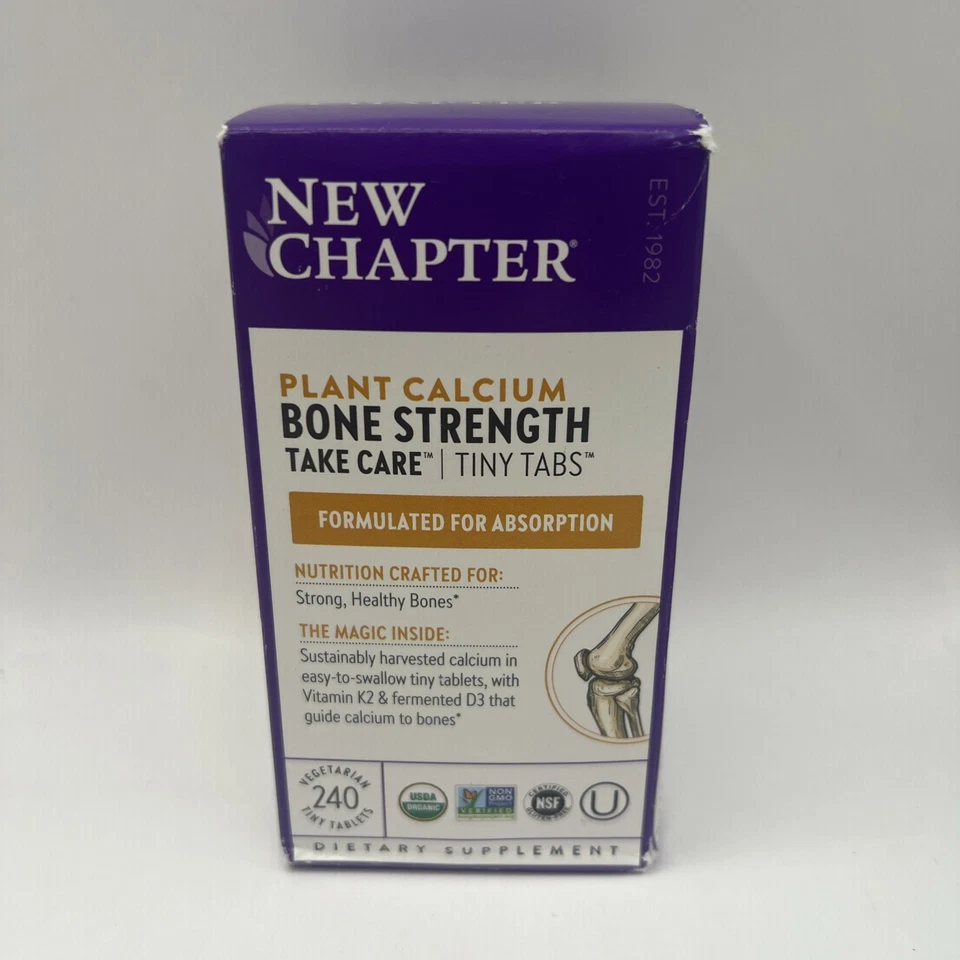 Nuevo Chapter Bone Strength Take Care 240 Tabletas Pequeñas Exp 01/2027 Foto 1 de 4