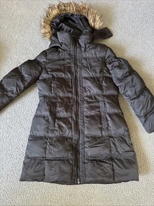 Reaction Kenneth Cole Hooded Down Longline Puffer Jacket Coat Faux Fur Size XL - Bild 1 von 11