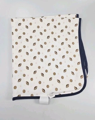 Starting Out Sports Balls Baby Blanket Football Basketball Security Receiving  - Image 1 of 4