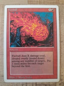 MTG - Fireball - Revised Edition 1994 Common - Picture 1 of 1