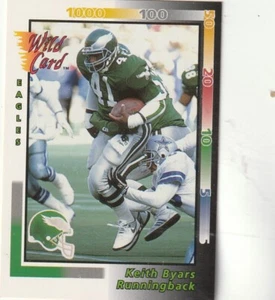 KOSTENLOSER VERSAND - NEUWERTIG - 1992 Wild Card Keith Byars #12 EAGLES - Bild 1 von 1