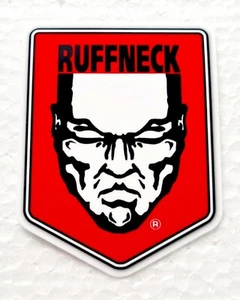 RUFFNECK RECORDS • DIE-CUT VINYL DECAL / STICKER • HARDCORE / GABBER • BRAND NEW - Picture 1 of 1