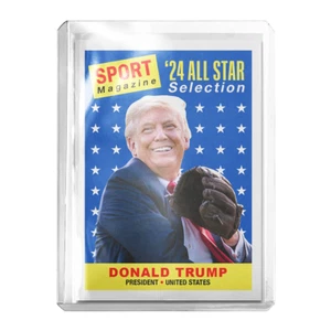Benutzerdefinierte Präsident Donald Trump '58 Stil Retro Neuheit Baseballkarte - Bild 1 von 2