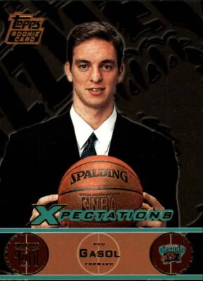 B3890- 2001-02 Topps Xpectations #103 Pau Gasol RC - NM-MT Grizzlies RC - Image 1 of 2