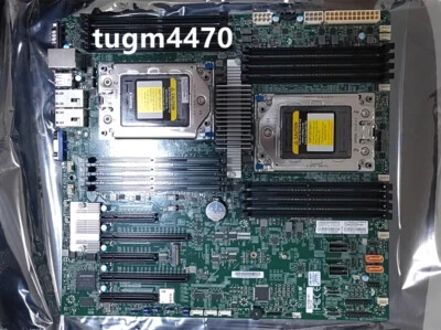 Supermicro H11DSI dual-socket motherboard AMD EPYC server motherboard REV2.0, - Image 1 of 2