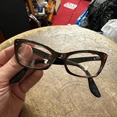 Monturas de gafas Bausch & Lomb de colección ojo de gato 4-5 1/4 B & L 48[]18 bronce cobre Foto 1 de 4