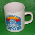 Vintage Expo 86 Vancouver, Canada Ceramic Coffee Mug Tea Cup World Fair - 10 Oz