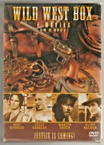 WILD WEST BOX 4 Movies DVD 2-Disc Set Burt Reynolds, Martin Sheen, Telly Savalas - Picture 1 of 5