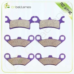 Front And Rear Brake Pads For Polaris 4x4 HO EFI Sportsman 500 Carbon Fiber - Picture 1 of 5