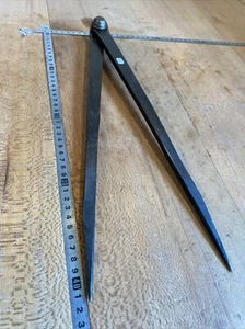 (n° 53 OLD TOOL compass , OUTIL ANCIEN, COMPAS FORGÉ XIXème 42 cm. - Picture 1 of 6