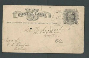 1879 UX5 W/Written Request For Preserving Flowers - Picture 1 of 2