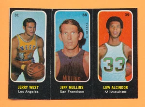 KAREEM ABDUL JABBAR JERRY WEST LEW ALCINDOR 1971 TOPPS ALTERED READ *TPHLC-6224 - Picture 1 of 2