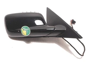 02-05 BMW E65 E66 745i 750i 760i RIGHT HEATED AUTO DIM MEMORY DOOR MIRROR BLACK - Picture 1 of 11