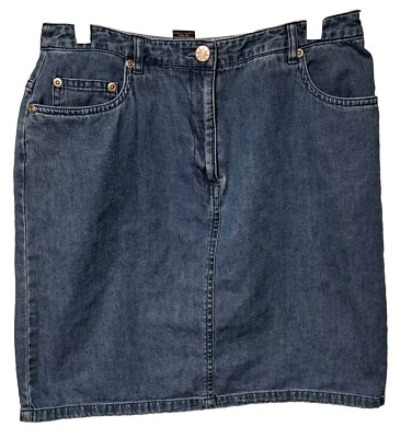 Falda vaquera azul State.Ments Petites para mujer talla 6P Foto 1 de 4