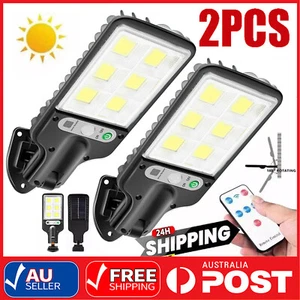 9000W Solar Security Lights Outdoor LED PIR Motion Sensor Flood Garden Light - Picture 1 of 16