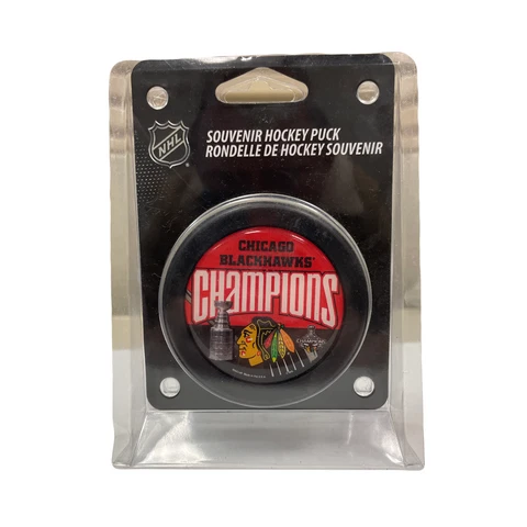 Chicago Blackhawks 2010 Stanley Cup Champions Souvenir Hockey Puck Cover