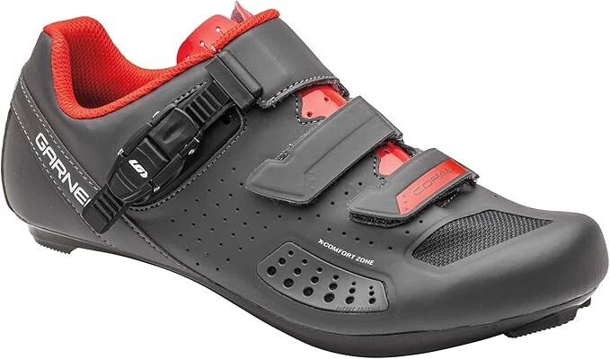 Louis Garneau, Men's Copal 2 Bike Shoes | Charcoal/Red | Sz 8 - Image 1 of 4