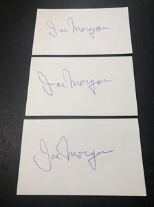 (Lot of 3) Joe Morgan Red Sox Signed Index 3x5 Autographed Card Lot A - Picture 1 of 2